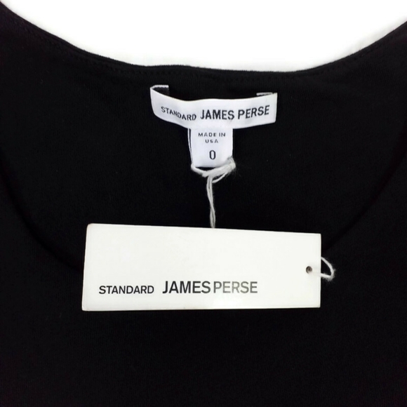 Standard James Perse Black Sleeveless Ruched Waist Mini Dress Womens Size 2 - Picture 9 of 15